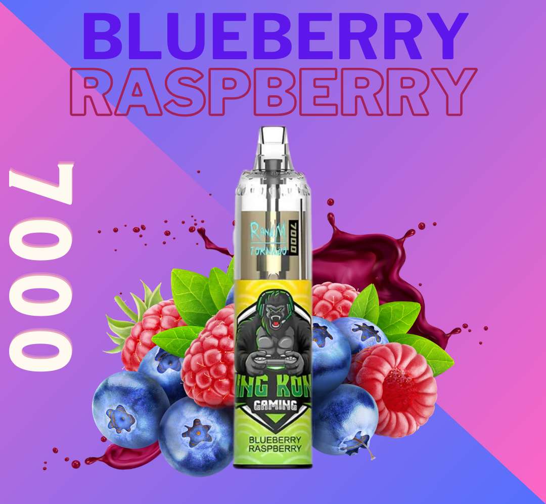 RandM Tornado Vape 7000 Blueberry Raspberry🍇