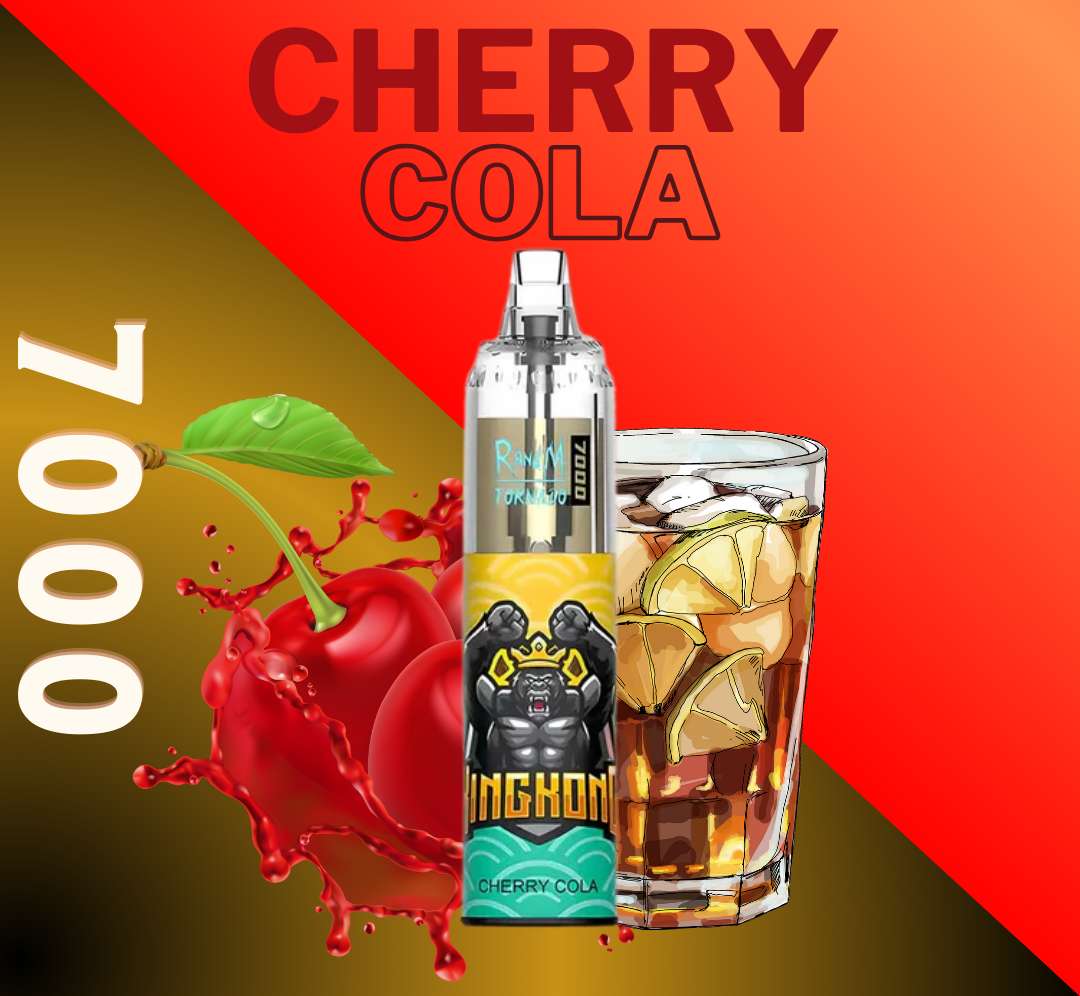RandM Tornado Vape 7000 Cherry Cola 🥤🍒(Limitiert)