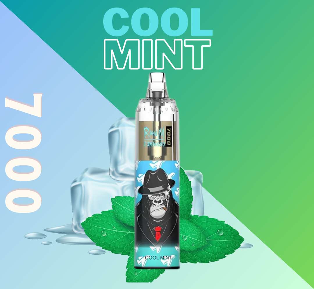 RandM Tornado Vape 7000 Cool Mint 🧊🍃