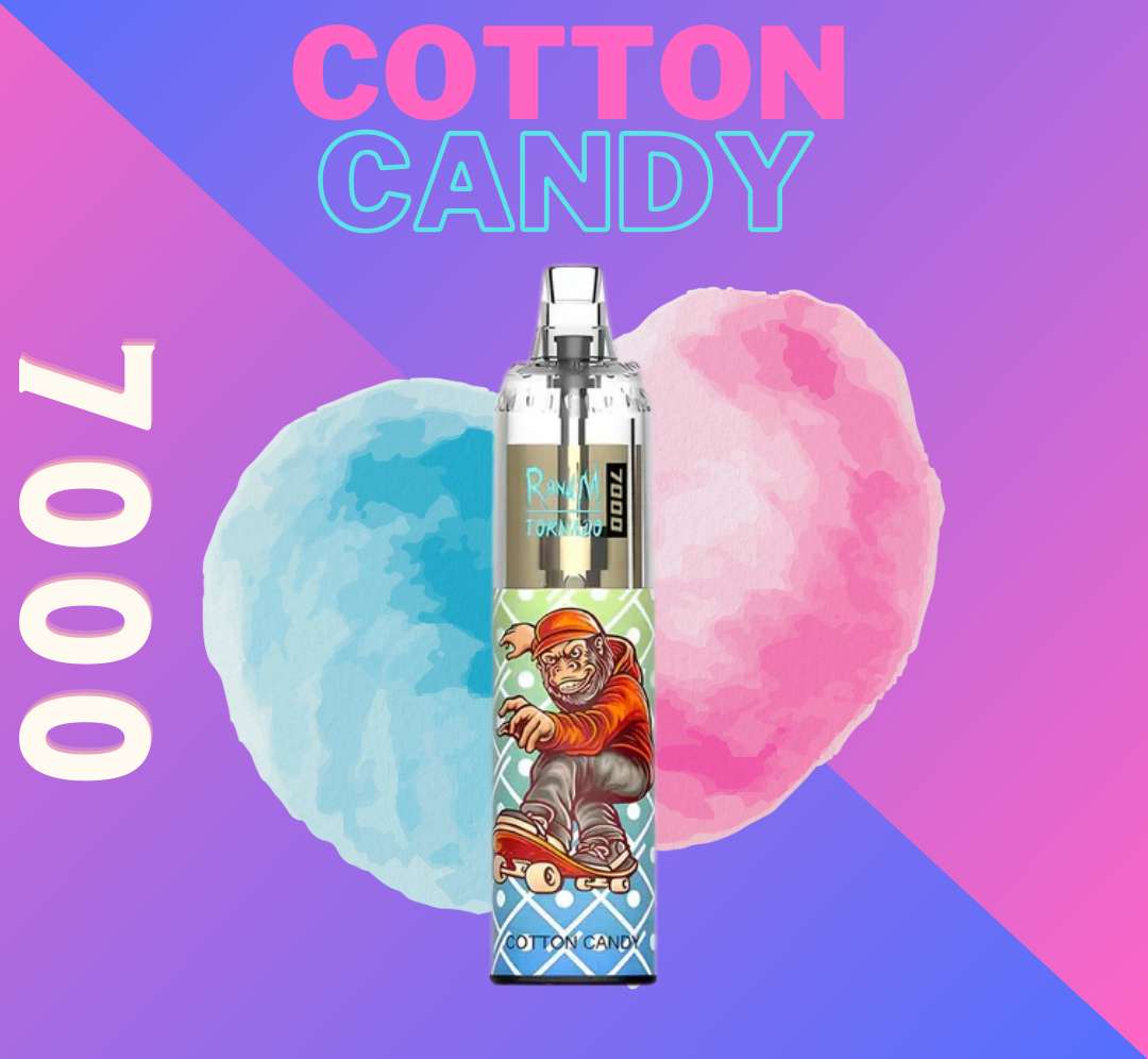 RandM Tornado Vape 7000 Cotton Candy 🍭