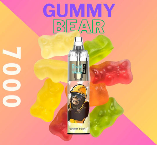 RandM Tornado Vape 7000 Gummy Bear 🧸