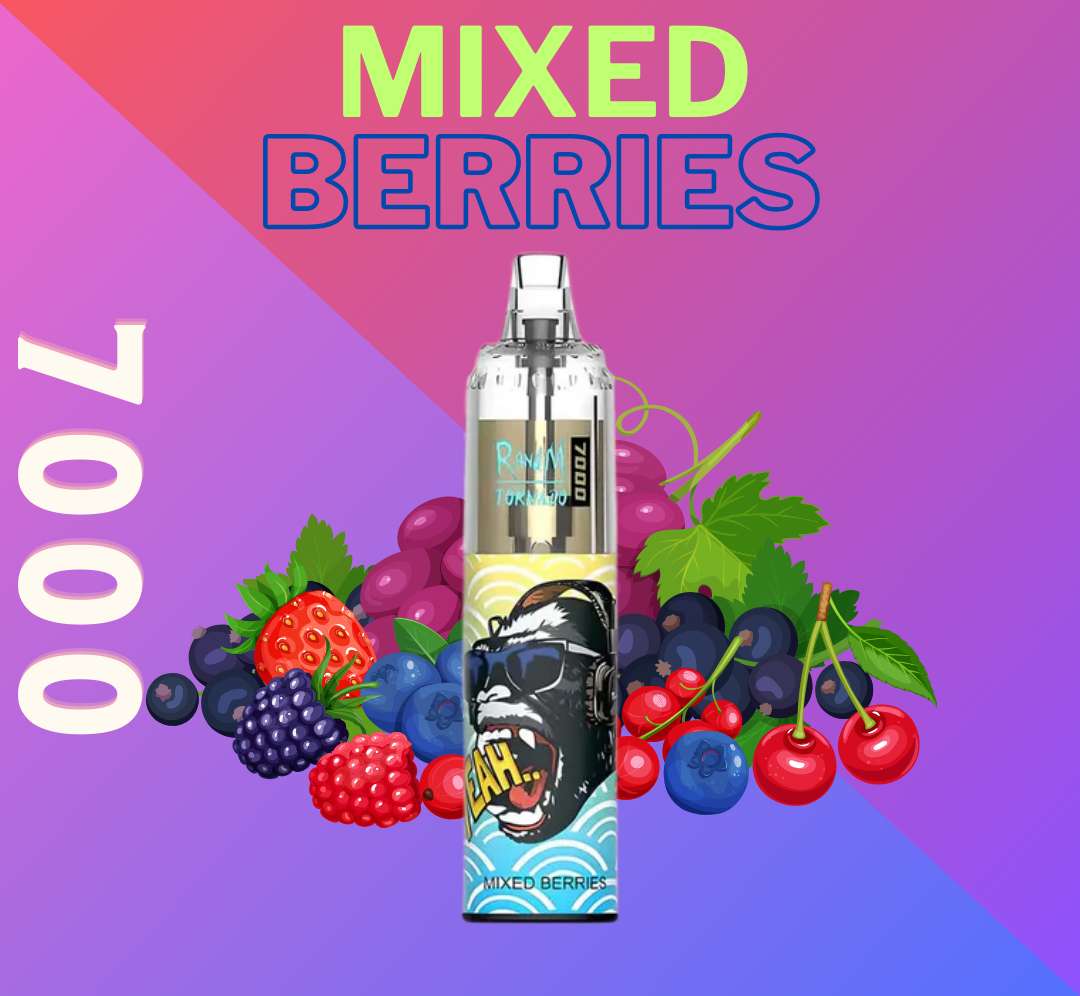 RandM Tornado Vape 7000 Mixed Berries 🍓🫐