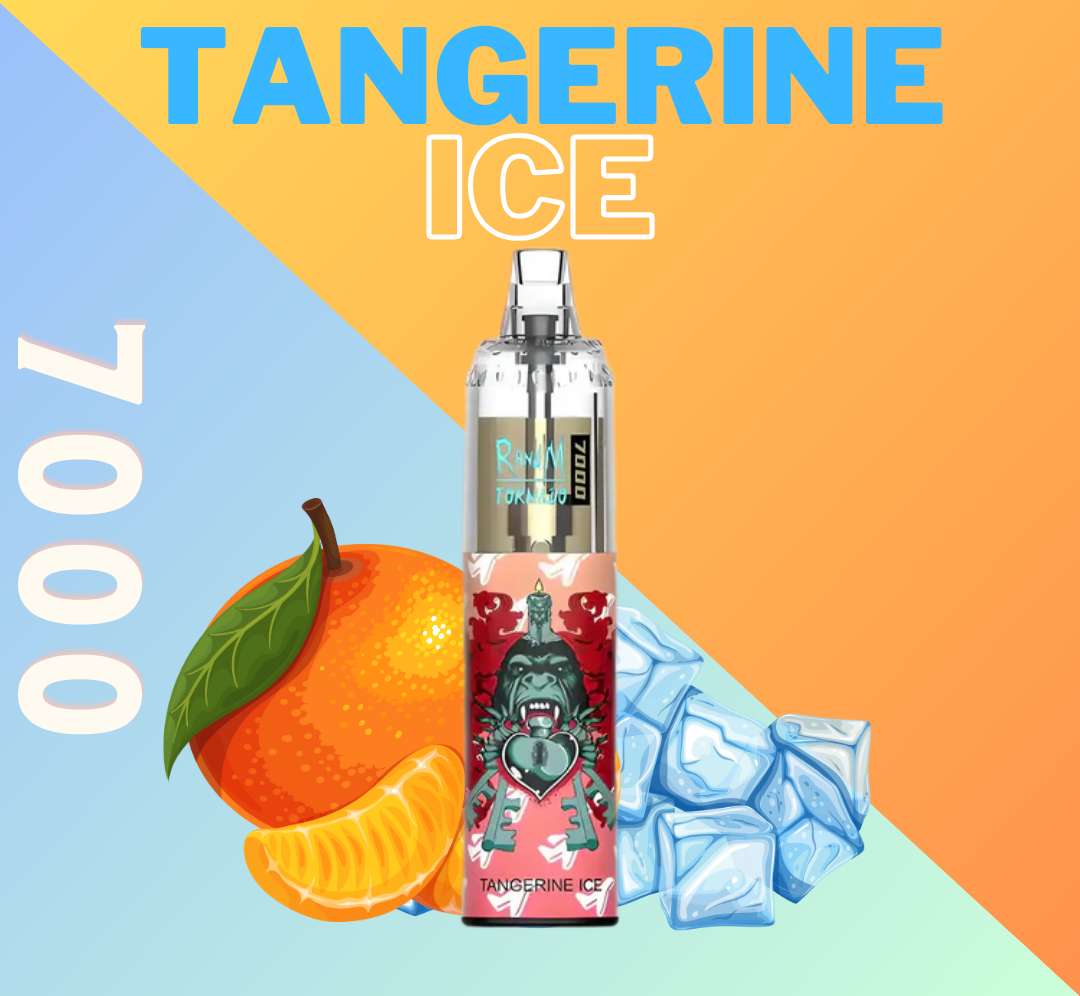 RandM Tornado Vape 7000 Tangerine Ice 🍊🧊