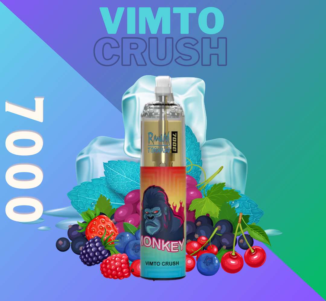 RandM Tornado Vape 7000 Vimto Crush 🫐🍓🧊