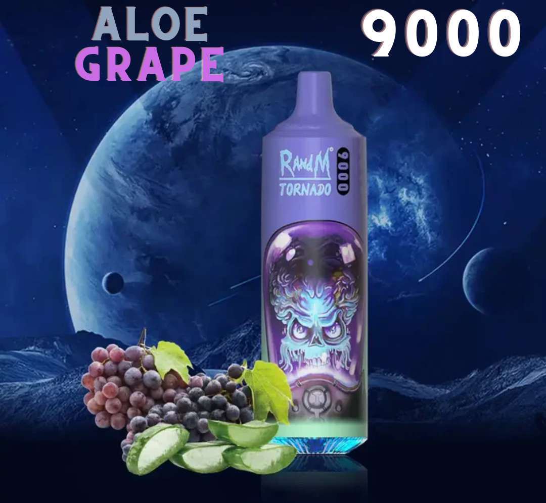 Randm Tornado Vape 9000 Aloe Grape 🍇