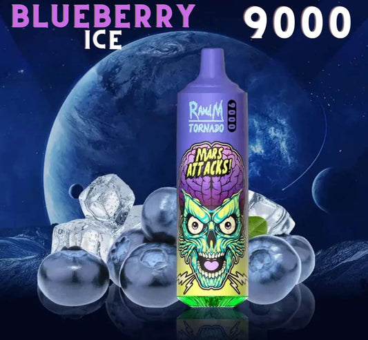 Randm Tornado Vape 9000 Blueberry Ice  ⭐