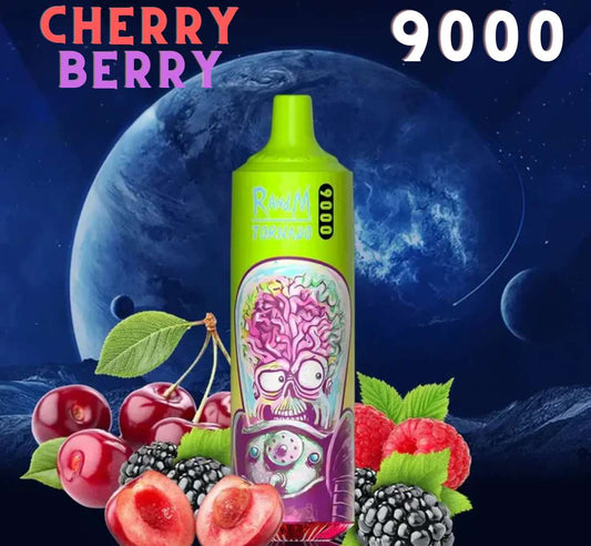 Randm Tornado Vape 9000 Cherry Berry ⭐