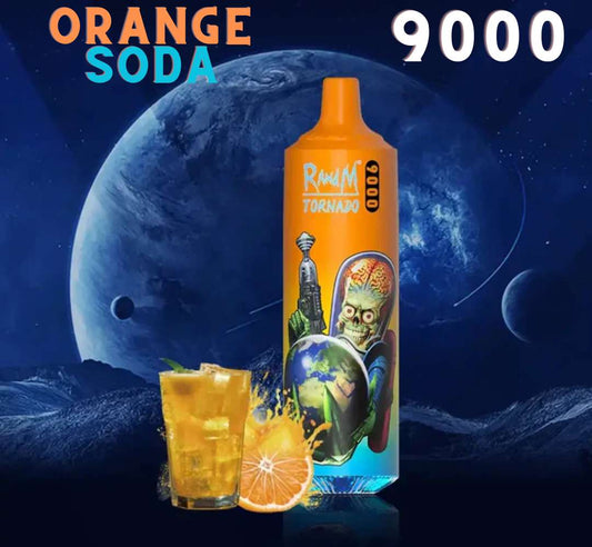 Randm Tornado Vape 9000 Orange Soda 🟠🥤