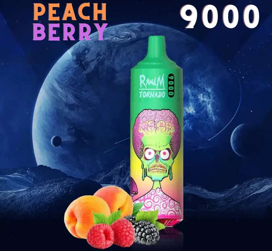 Randm Tornado Vape 9000 Peach Berry 🍑🍇