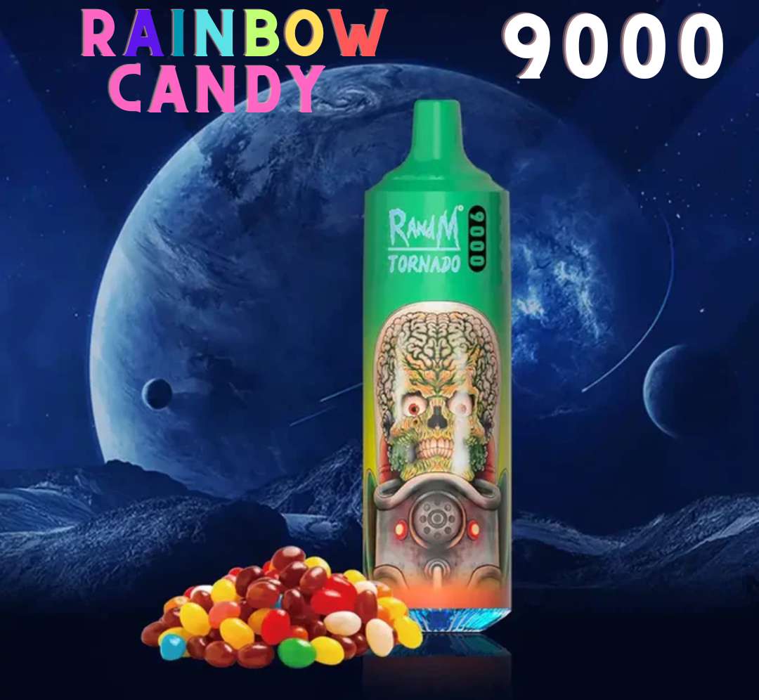 Randm Tornado Vape 9000 Rainbow Candy 🌈🍬🍭