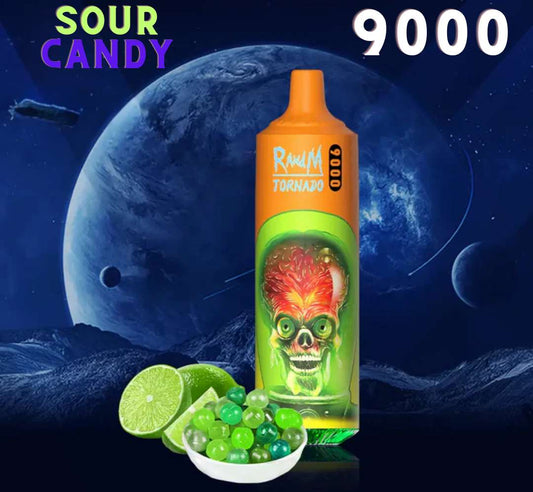 Randm Tornado Vape 9000 Sour Candy 🍬