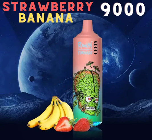 Randm Tornado Vape 9000 Strawberry Banana 🍓🍌