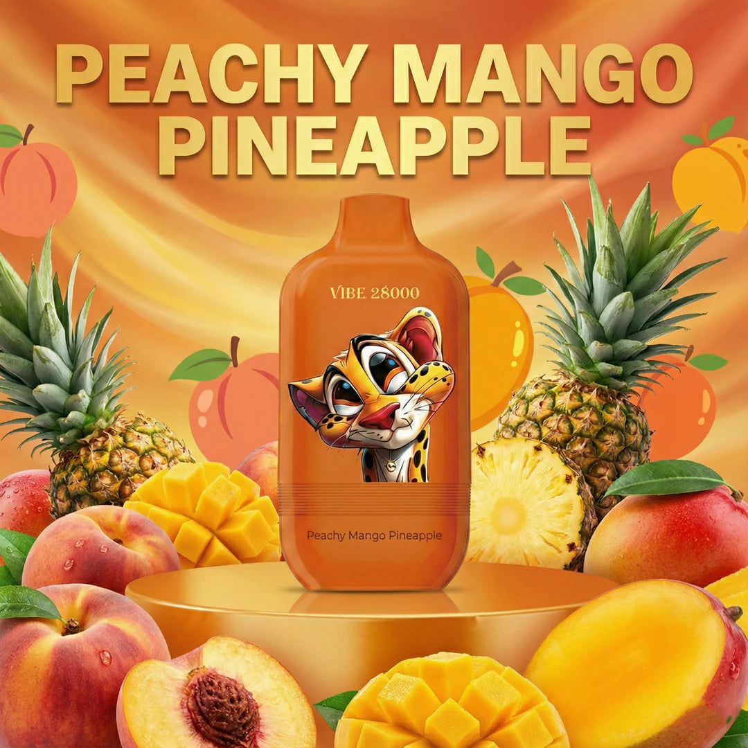 RandM Tornado Vibe 28000 Peachy Mango Pineapple